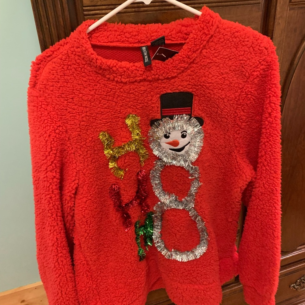 Red Santa Christmas sweater